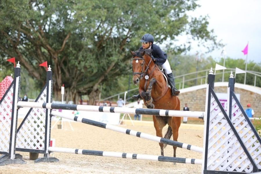 Kekhriesilie Rio at the FEI World Jumping Challenge 2020 (South Zone) held in Bangalore earlier this month.